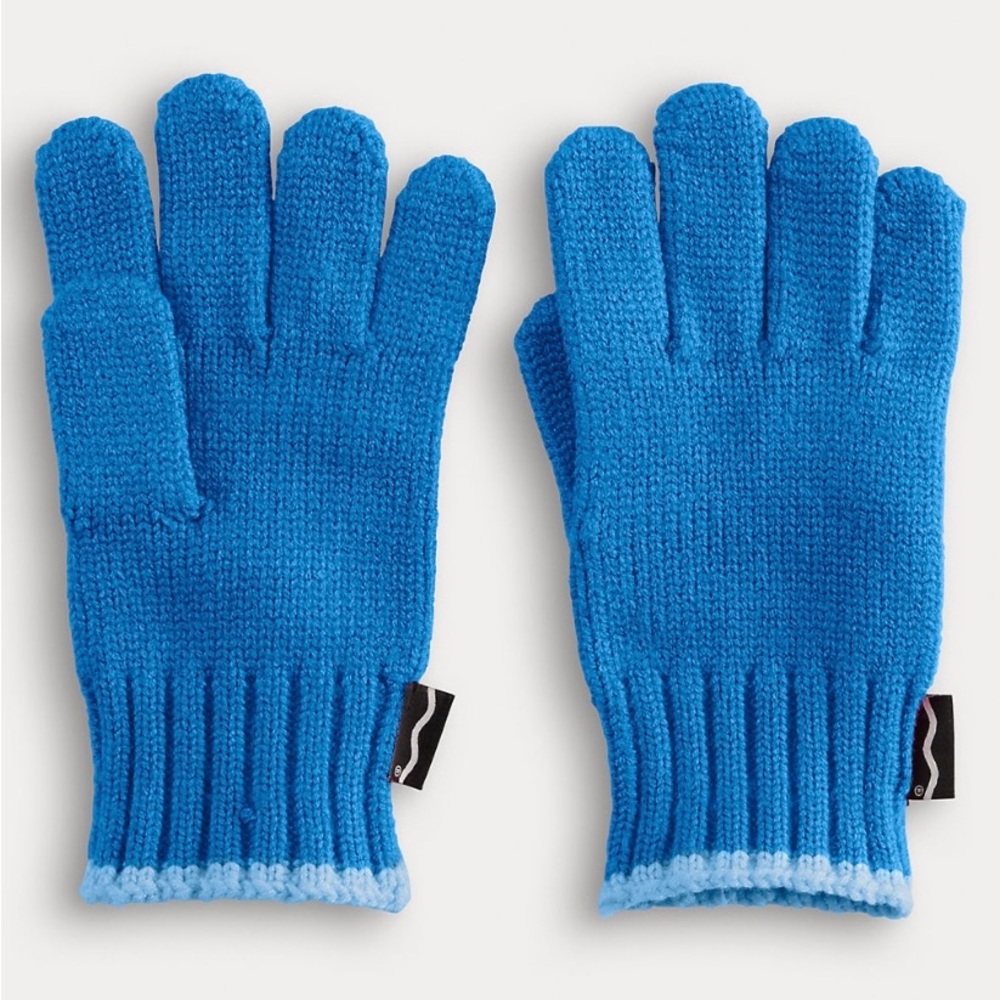 Cravola® X Kohl's Kids Solid Pop Stripe Gloves • Blue